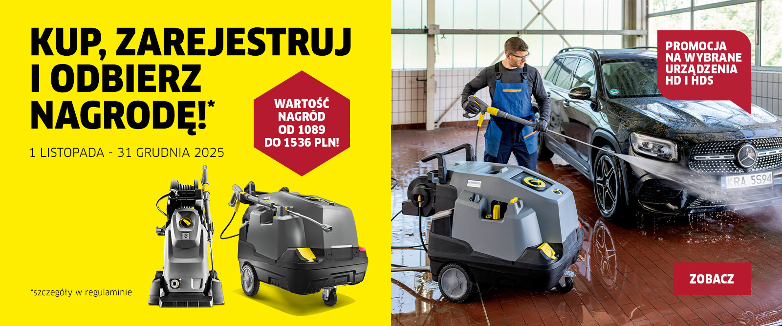 Kup wybraną myjkkę HD lub HDS i odbierz nagrody