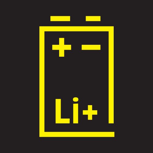 ikona symbolizująca baterię litowo-jonową